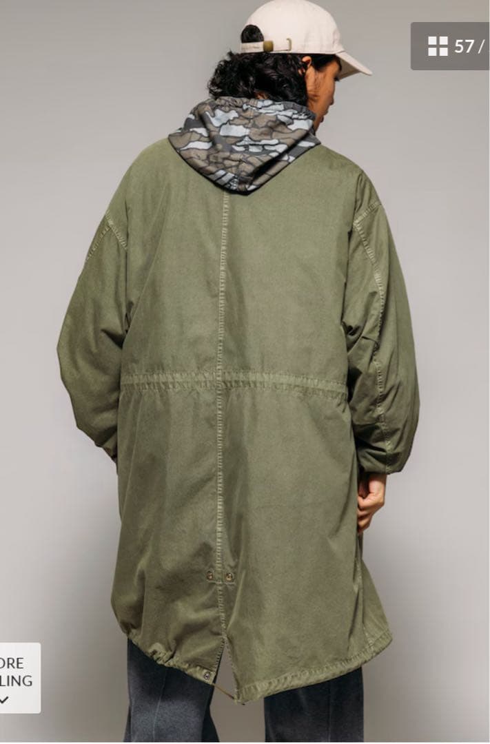 freak's store フェード加工M65 LINER SET モッズコート