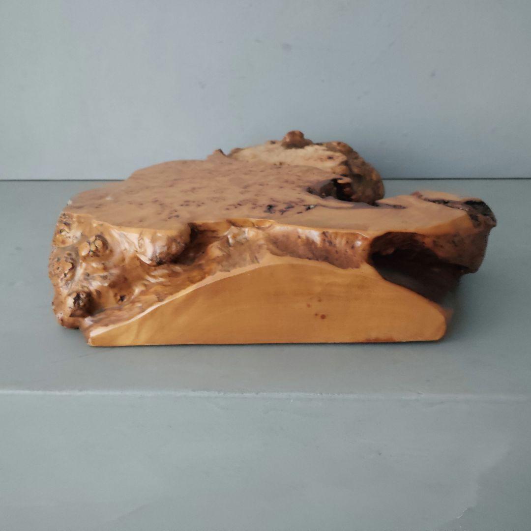 瘤杢一枚板③ 花台 置台 花瓶台 盆栽台 飾り台 アンティーク 侘び寂び