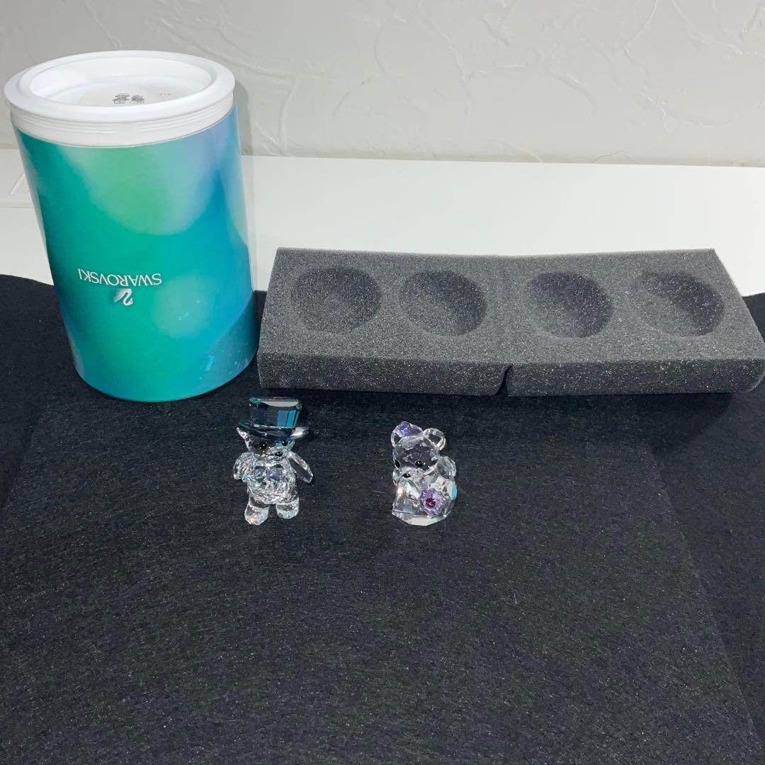 スワロフスキー　クリスタルベア　ペア