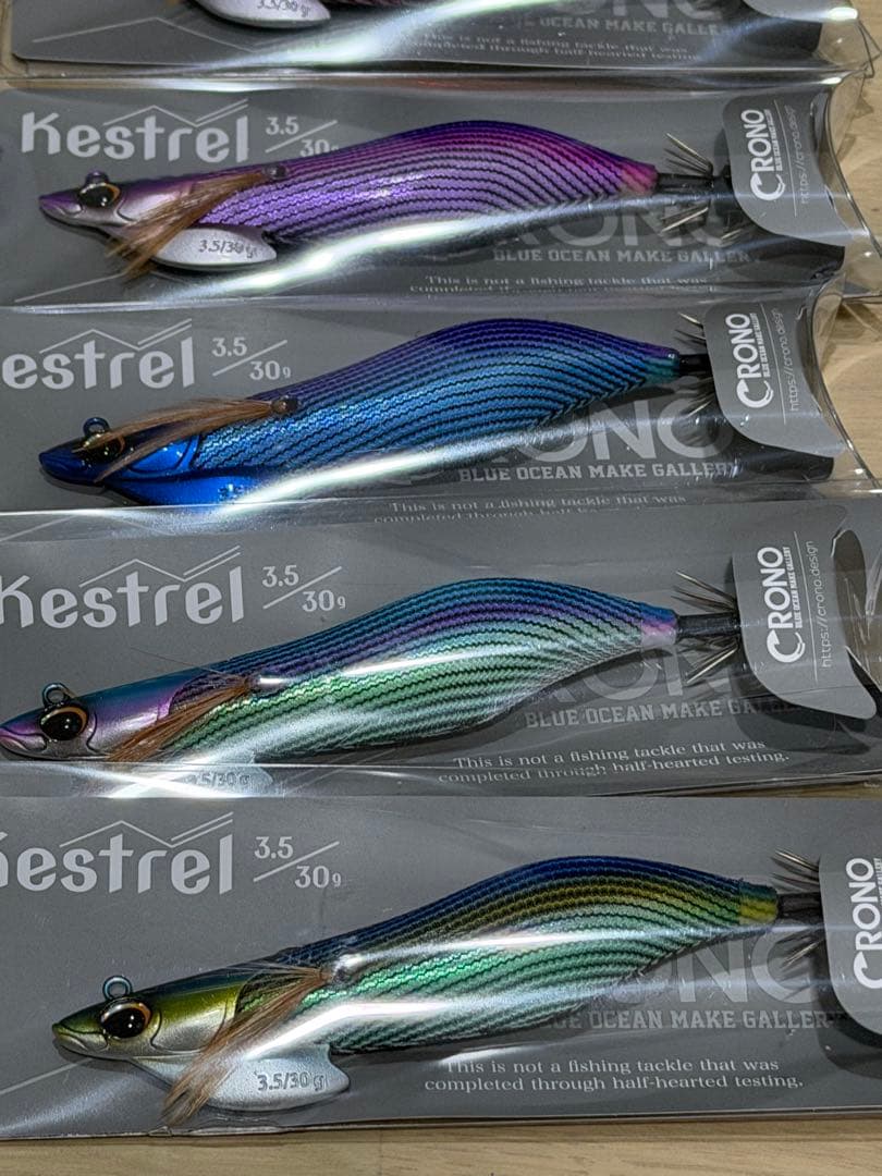 クロノ　ケストレル　CRONO kestrel 3.5 エギ 30g 6色セット