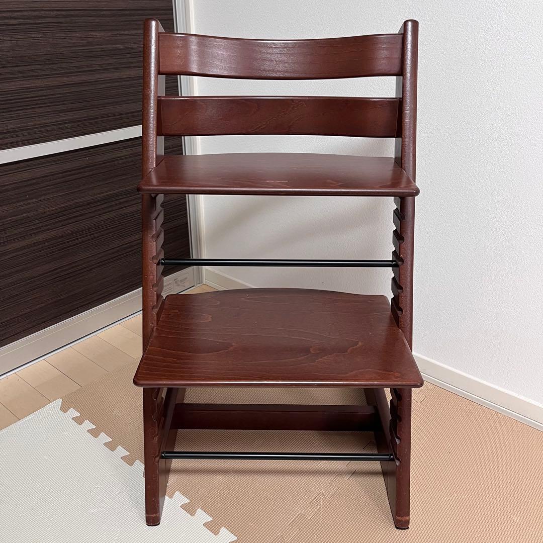 【新型】ストッケ トリップトラップ ウォールナットブラウン　No4