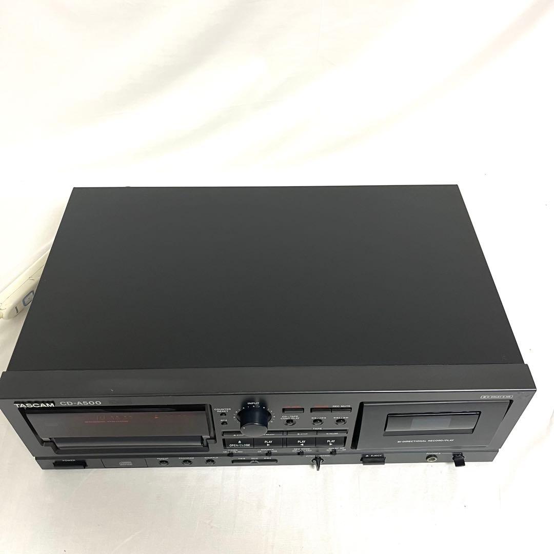 TASCAM タスカム CD-A500 業務用 CDプレーヤー カセットデッキ