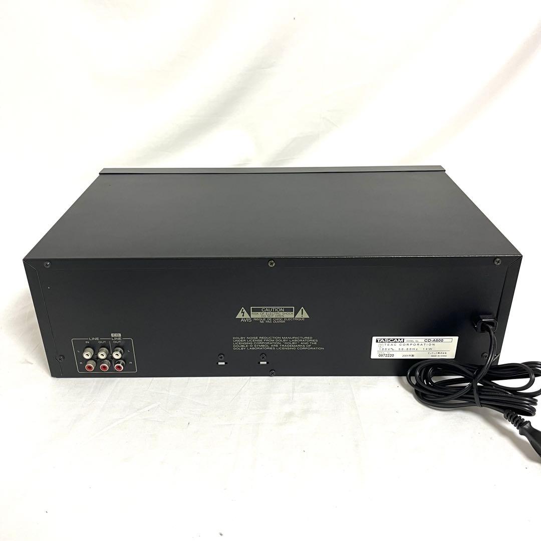 TASCAM タスカム CD-A500 業務用 CDプレーヤー カセットデッキ