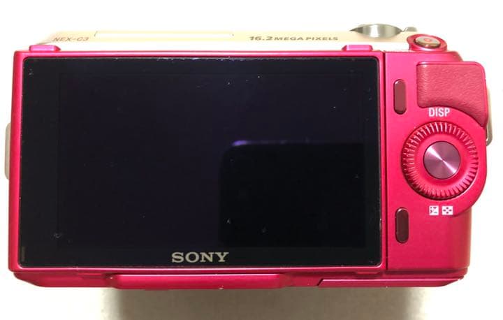 ★送料込 ソニー NEX-C3D(ダブルレンズキット) ピンク 美品！