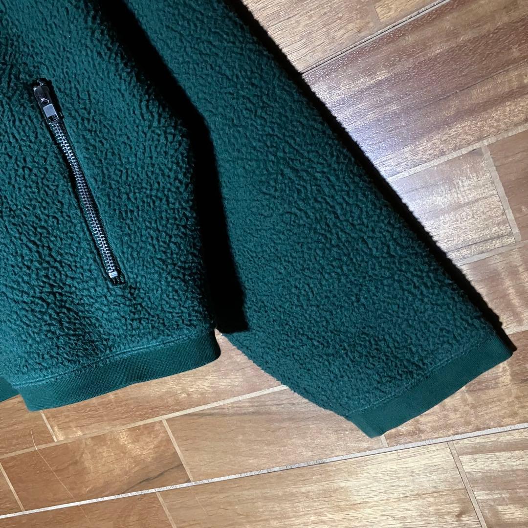 【希少】NIKE ボアスウェット　ゆるダボ　厚手　太アーム　緑　黒　白　XXL