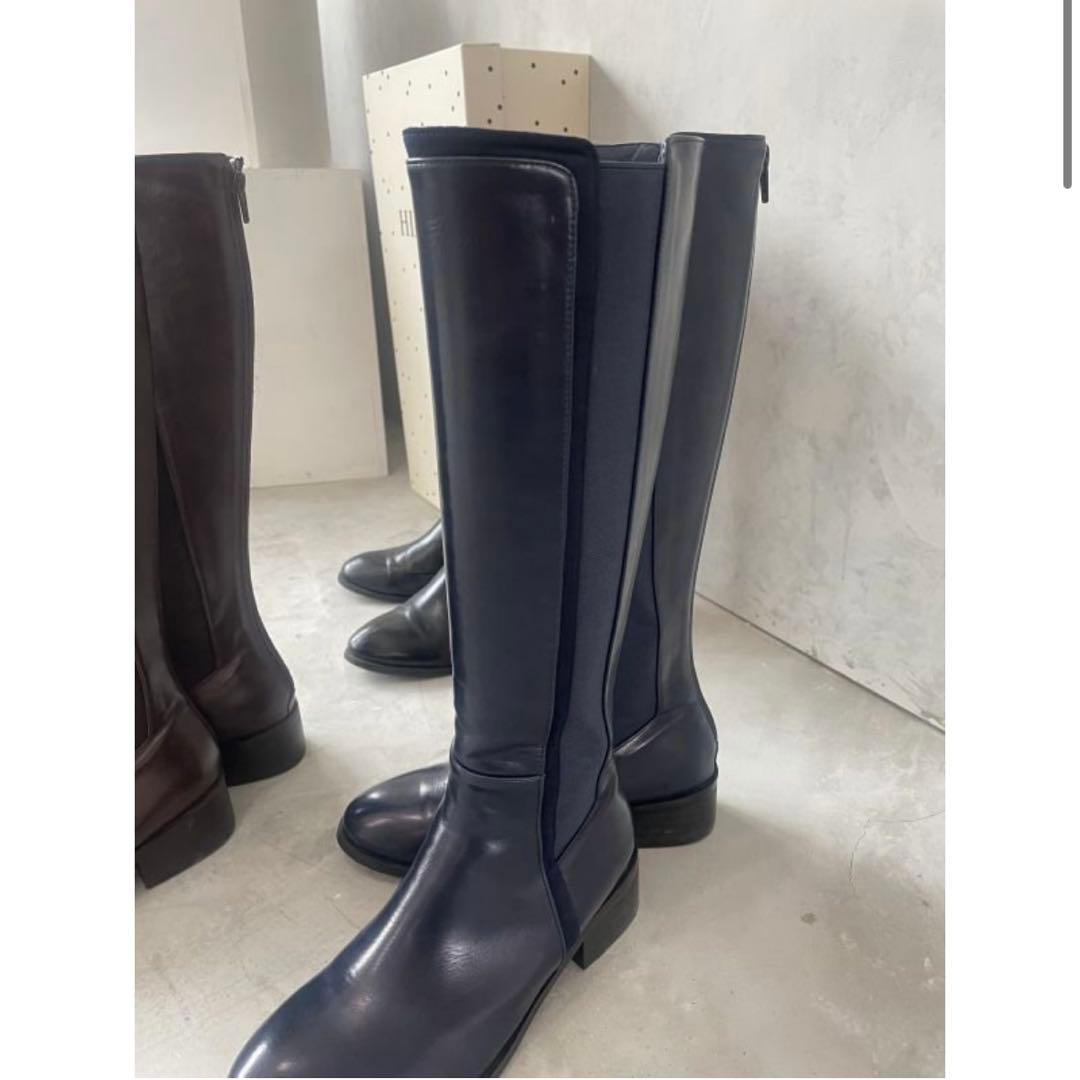 未使用☆HIAND Chelsea Long Boots ブラック最新モデル