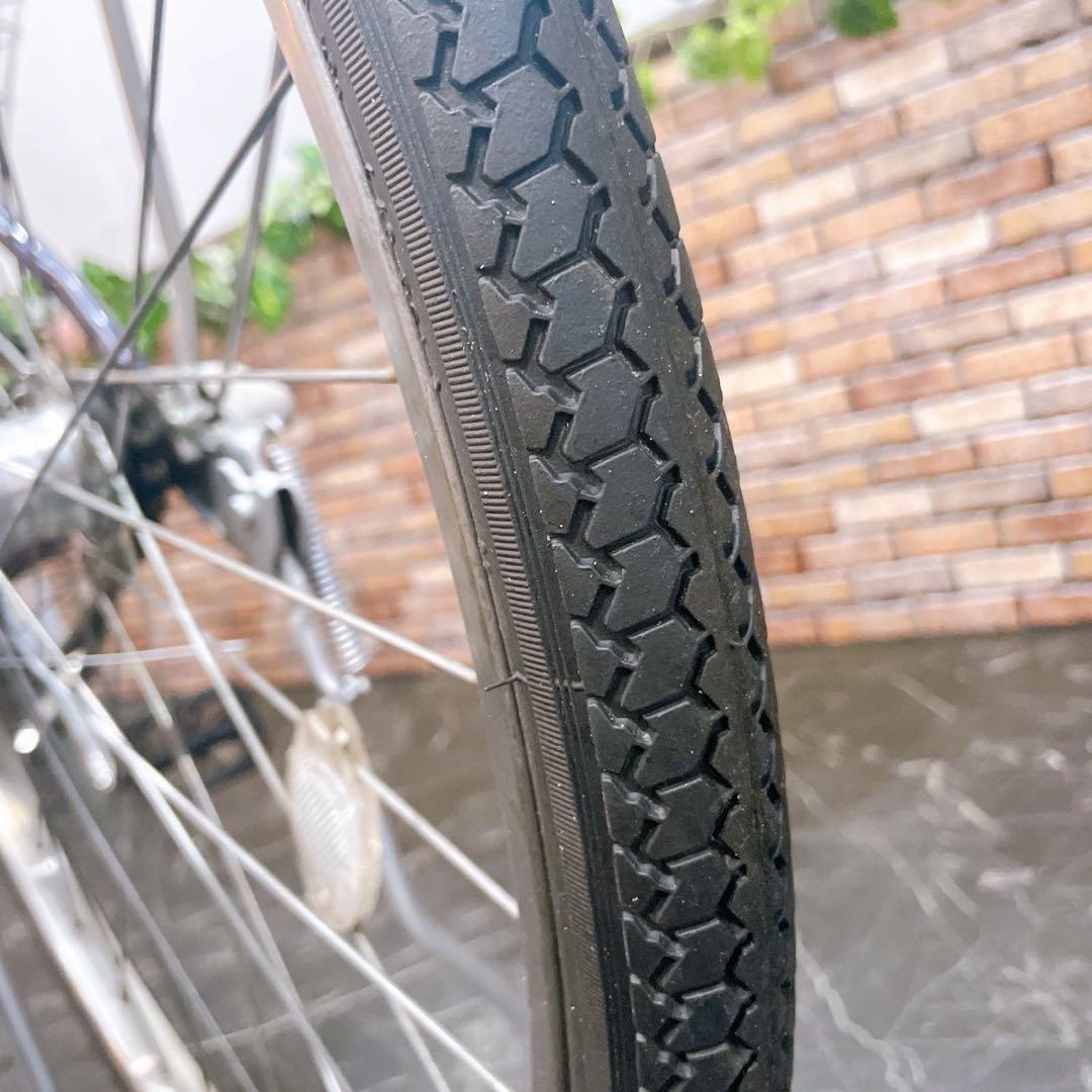 【10】一般車 シティー車 ブリヂストン trendy パープル 内装変速付き