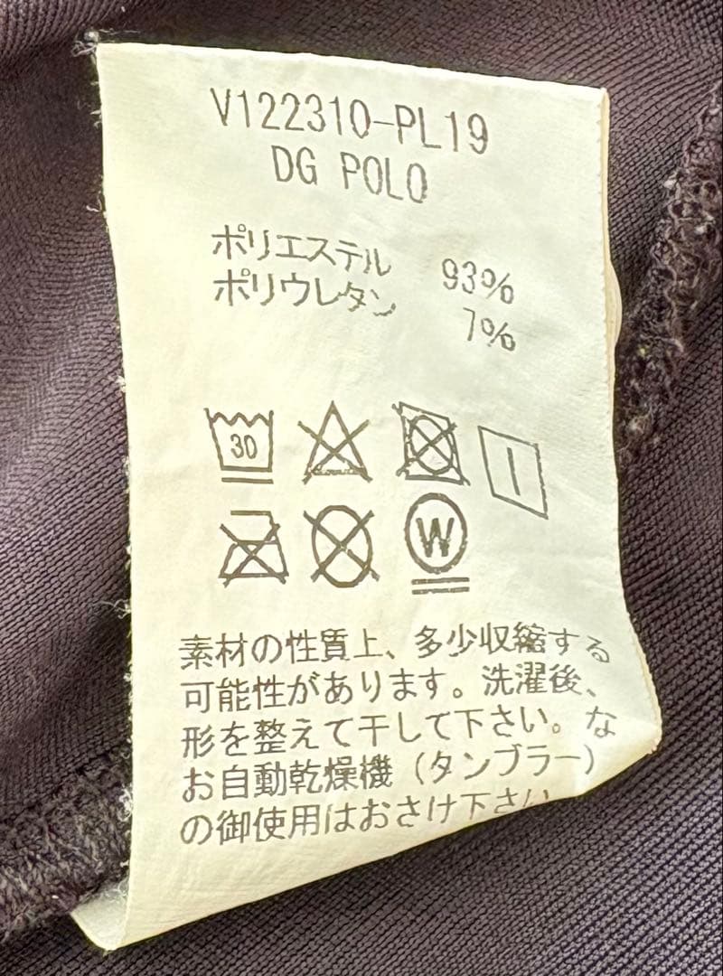 V12 ポロシャツ XL 黒/白/赤