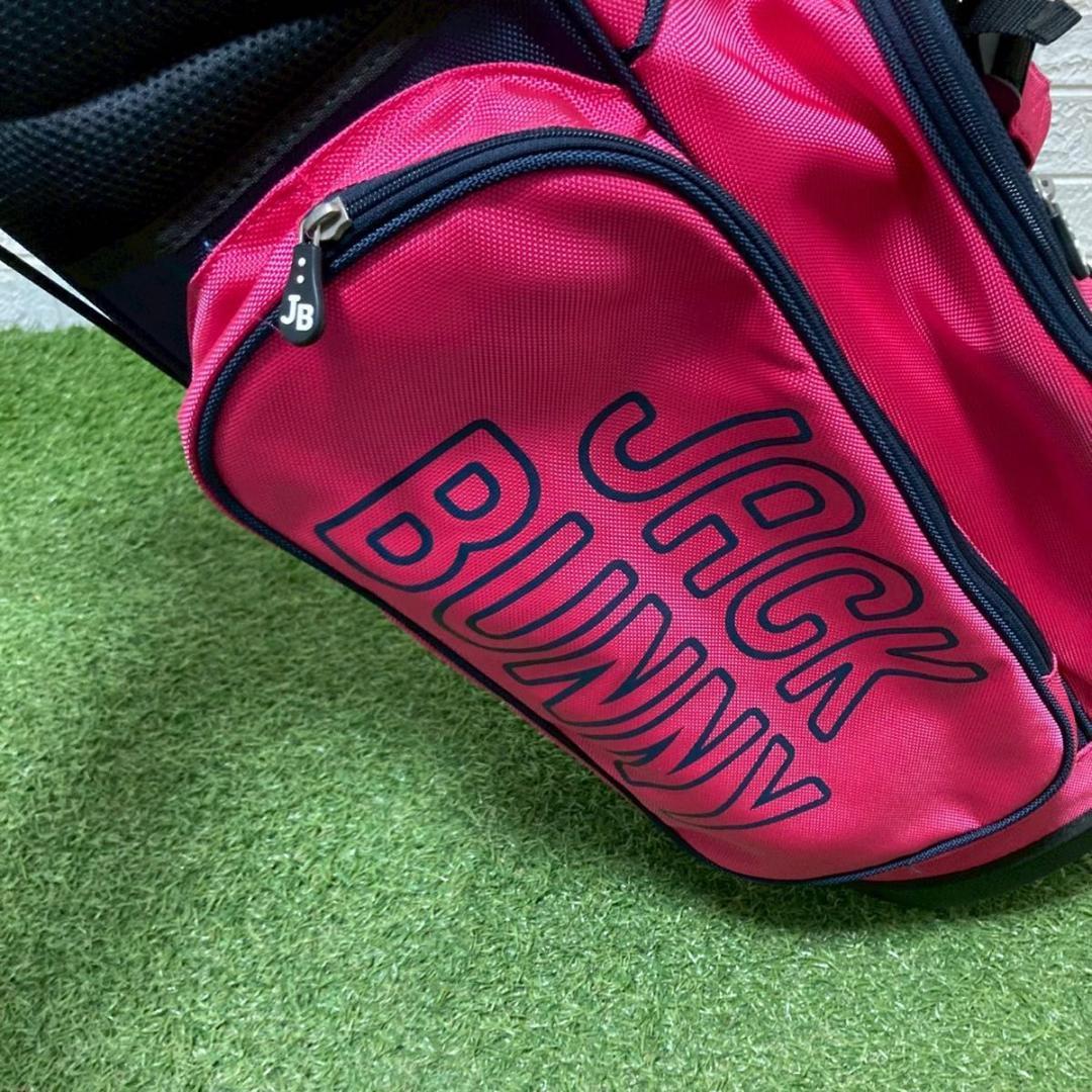 【美品】JACK BUNNY ジャックバーニー　ピンク キャディバッグ