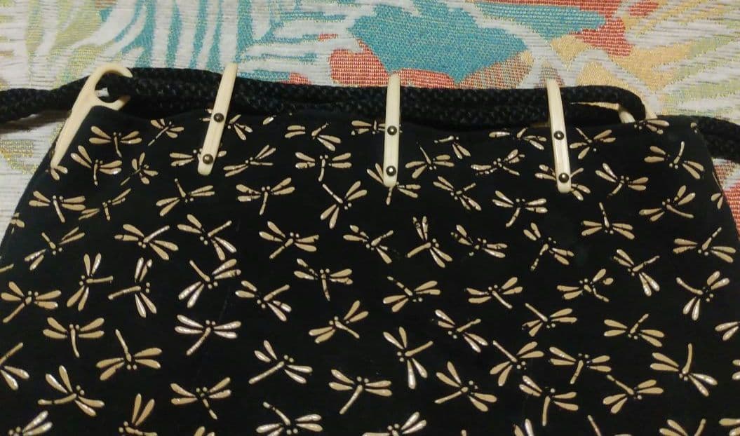 印傳屋 合切袋 印伝 インデンヤ INDEN-YA 巾着 甲州印伝 とんぼ