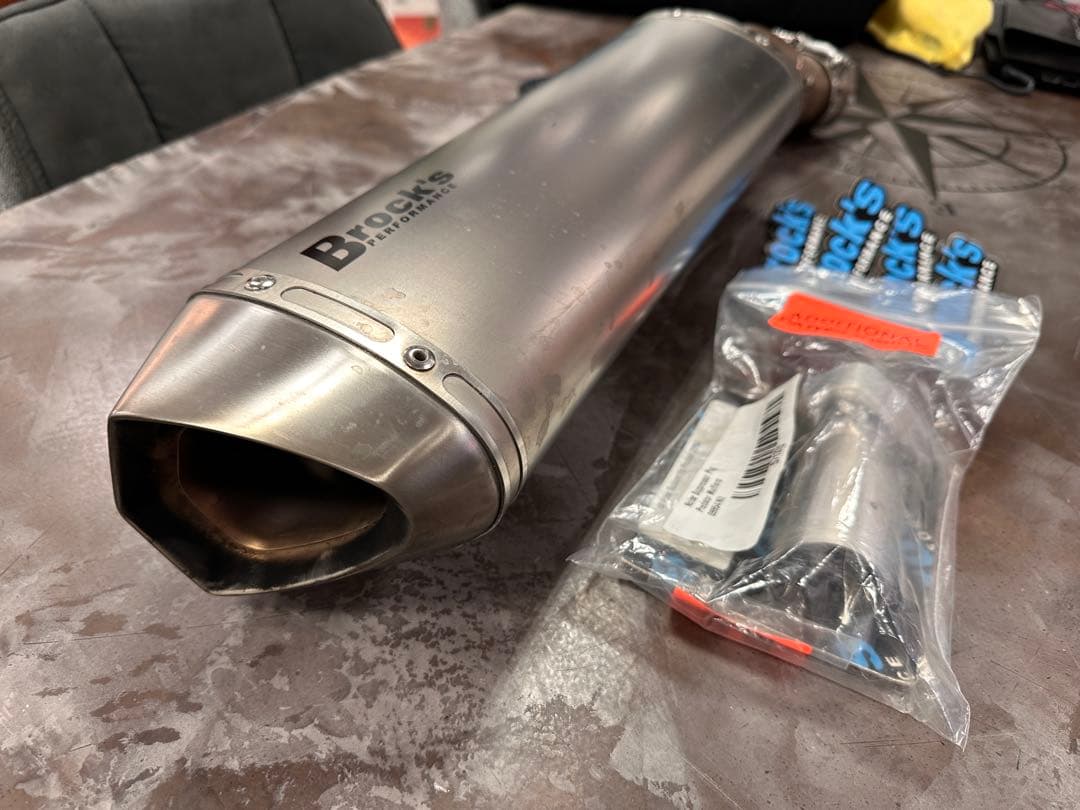 Brock's ステンレスマフラー ninjaH2SXSEカワサキ用 ポン付け