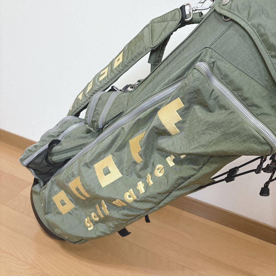 K350 onoff オノフ スタンドキャディバッグ オリーブグリーン