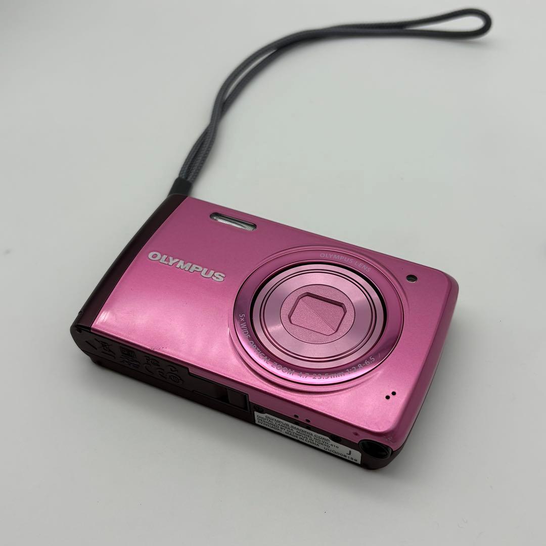 【美品】OLYMPUS オリンパス VH-410 ピンク コンデジ 動作確認済み