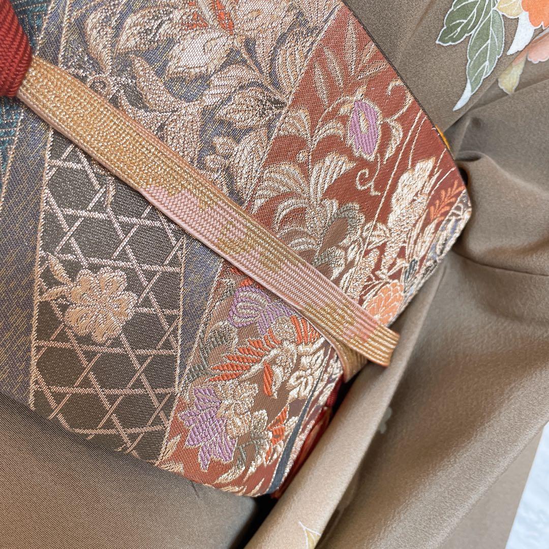 訪問着　フルセット　四季折々　咲き誇る花々　入学式　卒業式　着物　L3