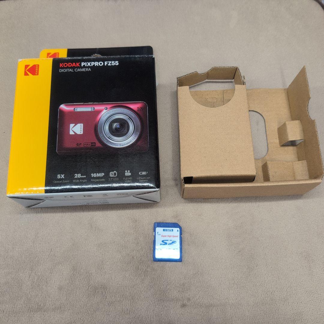 【値下げしました】KODAK PIXPRO FZ55 デジタルカメラ レッド