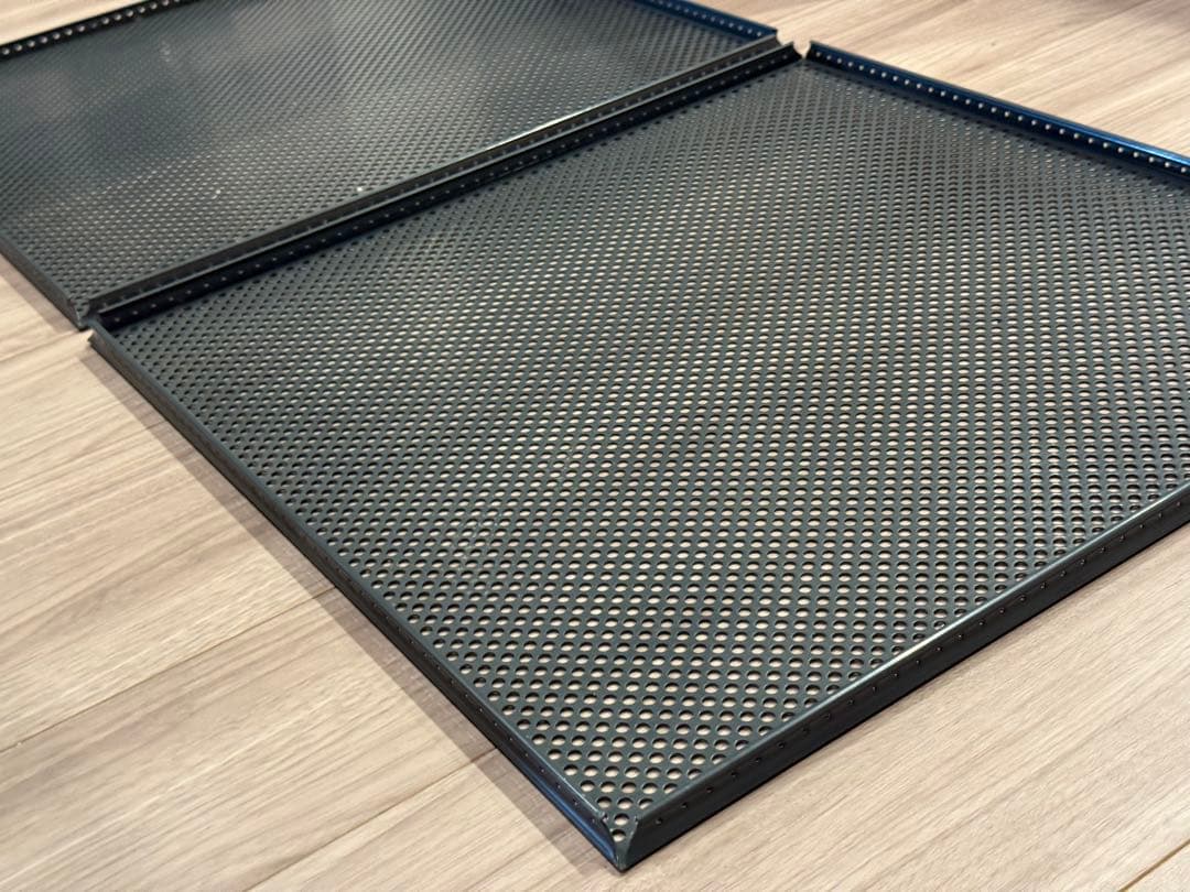 USMハラー純正52×52cmモジュール用パンチングパネル2枚アントラサイト美品